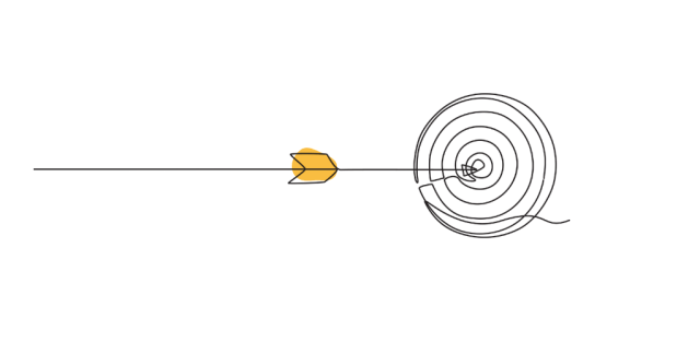 Illustration of a target board